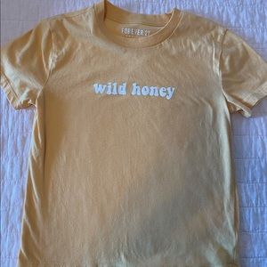 Yellow Graphic Tee Size Small